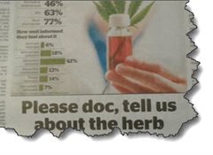 Medical profession willing to prescribe medicinal cannabis